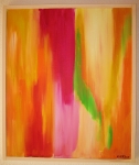 D20.Larven kigger. 50x60 cm. 2.000 Kr.X